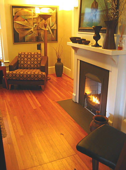 coal grates restore focal point to older victorian parlor